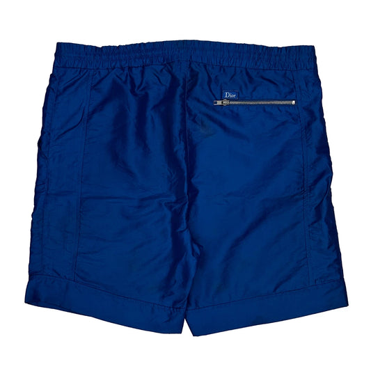 Christian Dior Shorts - Large Blue Nylon Blend