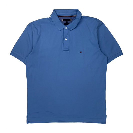Tommy Hilfiger Polo Shirt - XL Blue Cotton