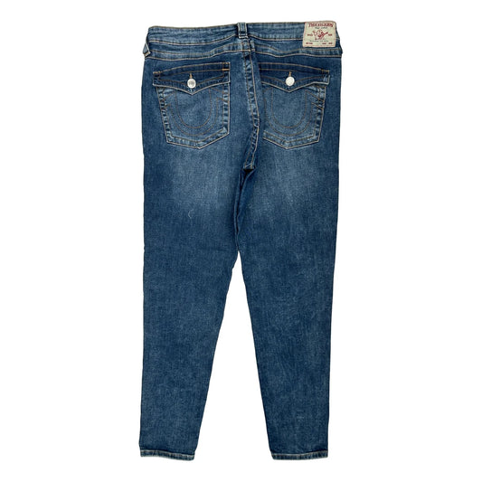 Vintage True Religion Skinny Jeans - 28W UK 8 Blue Denim