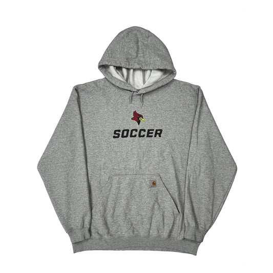 Soccer Carhartt Hoodie - XL Grey Cotton