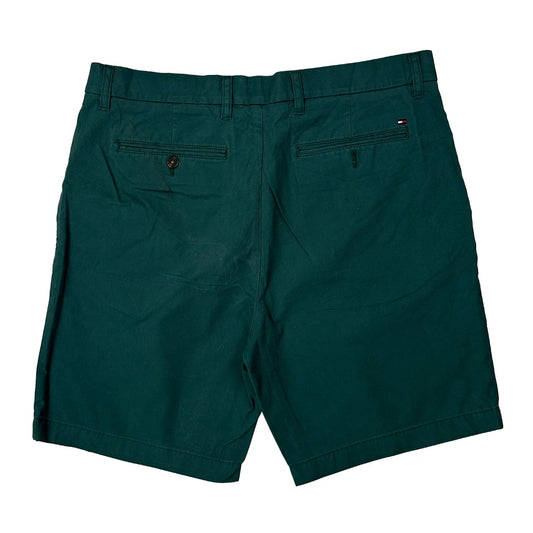 Tommy Hilfiger Chino Shorts - 34W 9L Green Cotton