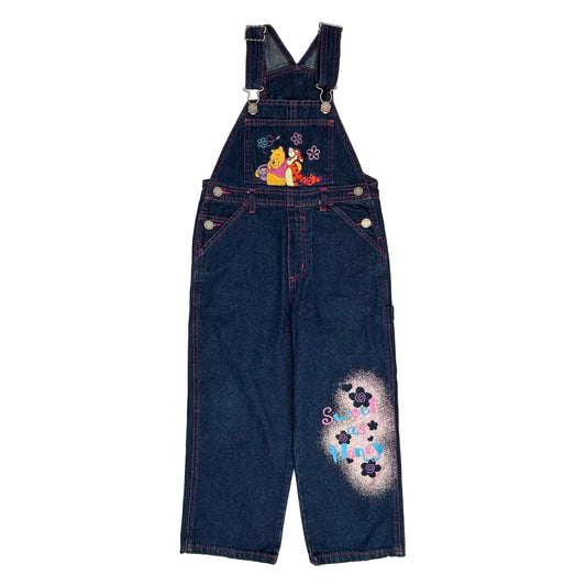 Age 5 Disney Dungarees - Small Dark Wash Denim