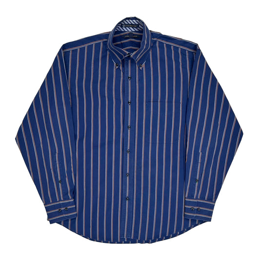 Tommy Hilfiger Striped Shirt - Medium Blue Cotton