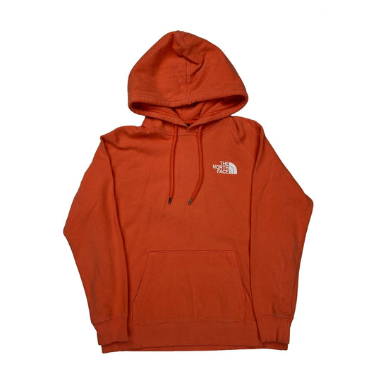 The North Face Graphic Hoodie - Medium Orange Cotton