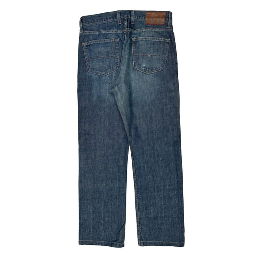 Tommy Hilfiger Loose Jeans - 34W 31L Dark Wash Denim