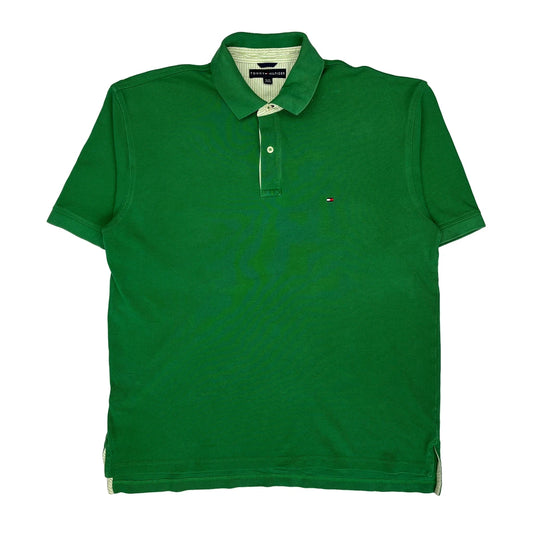Tommy Hilfiger Polo Shirt - XL Green Cotton