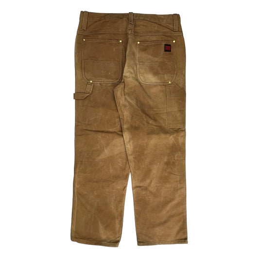 Unbranded Carpenter Trousers - 34W 32L Brown Cotton