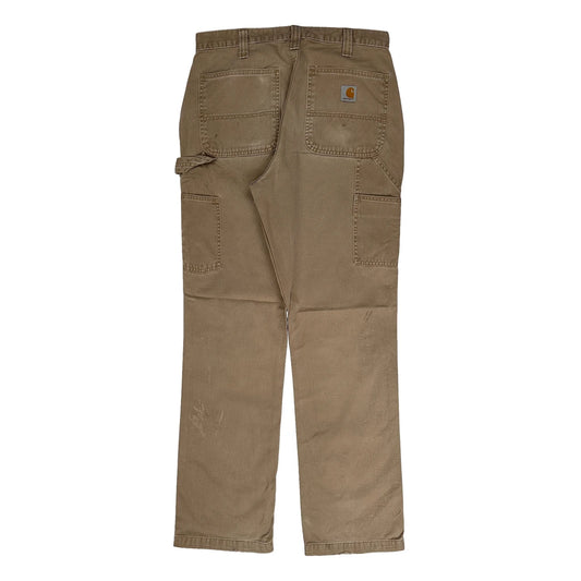 Carhartt Carpenter Trousers - 32W 33L Khaki Cotton
