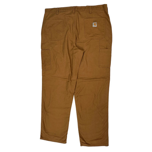 Carhartt Carpenter Trousers - 40W 30L Brown Cotton Blend