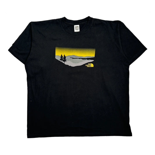 The North Face Graphic T-Shirt - 2XL Black Cotton