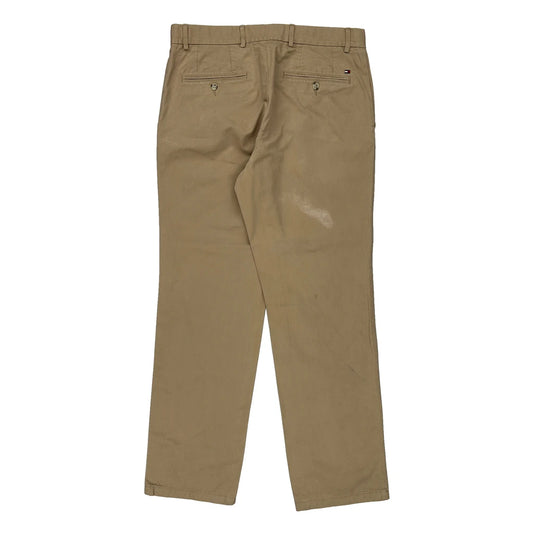 Tommy Hilfiger Chinos - 34W 32L Beige Cotton