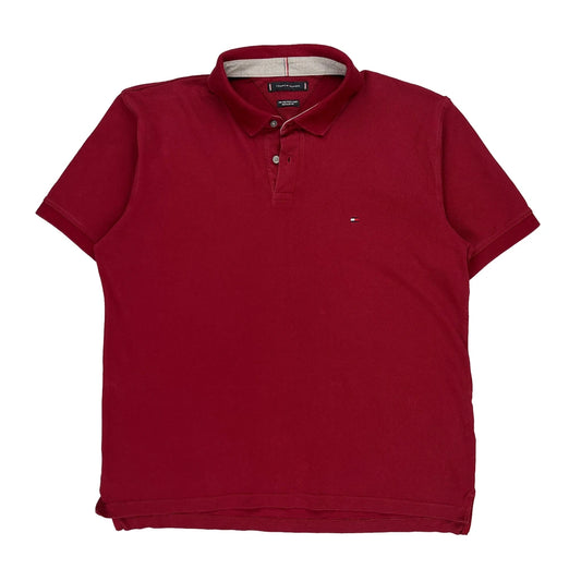 The 1985 Polo Shirt Tommy Hilfiger Polo Shirt - XL Red Cotton