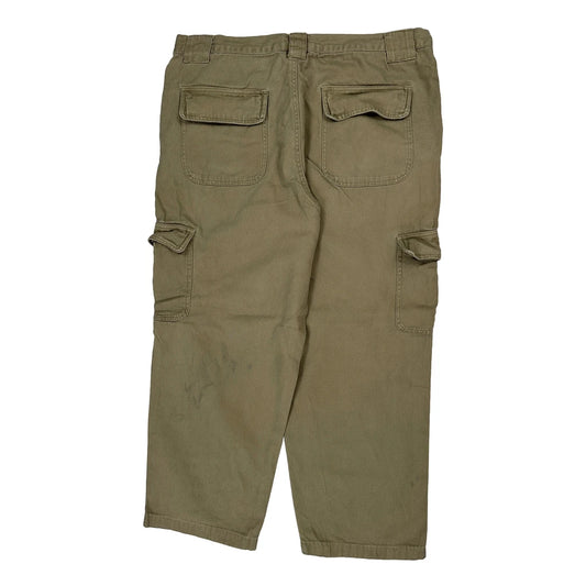 Cabelas Cargo Trousers - 40W 21L Khaki Cotton