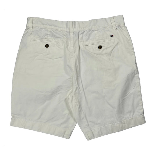 Tommy Hilfiger Chino Shorts - 34W 9L White Cotton