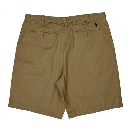 Vintage Polo By Ralph Lauren Chino Shorts - 38W 8L Khaki Cotton