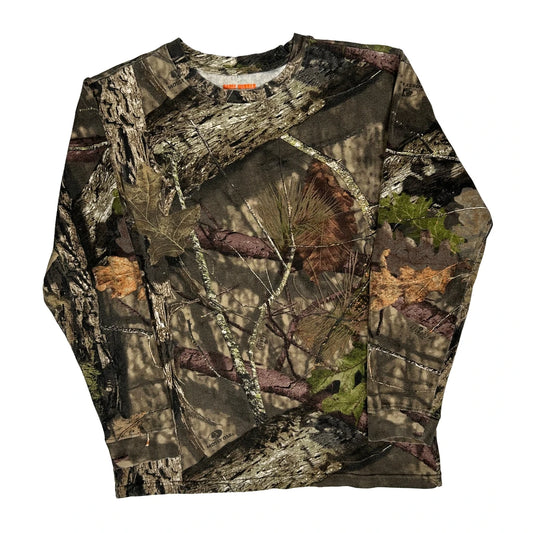 Realtree Camo Long Sleeve T-Shirt - Medium Camo Cotton