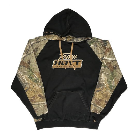 Unbranded Camo Hoodie - XL Black Cotton Blend