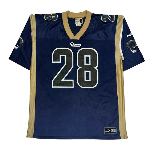 Rams Puma Football Jersey - XL Blue Polyester