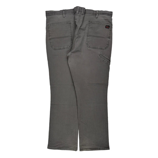 Dickies Carpenter Trousers - 42W 30L Grey Cotton