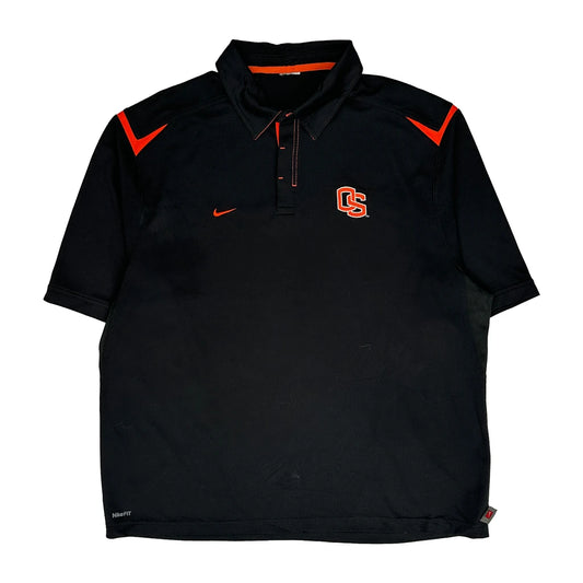 Oregon State Nike College Polo Shirt - XL Black Polyester