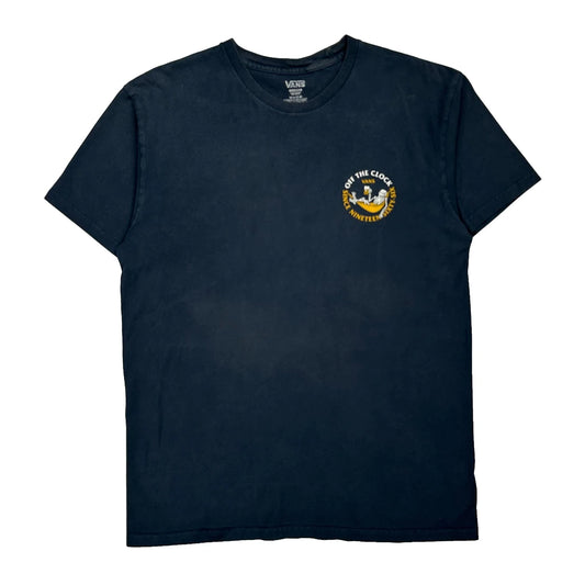 Off The Clock Vans Graphic T-Shirt - Medium Black Cotton