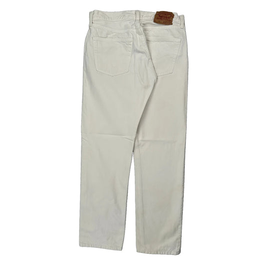 Levis Jeans - 32W 29L White Cotton