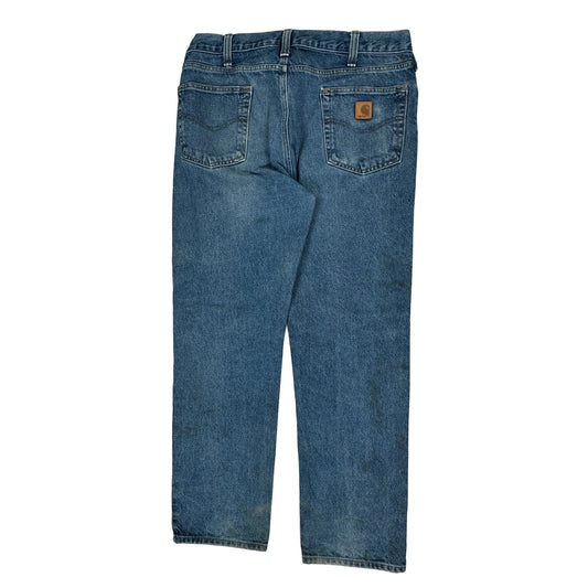 Carhartt Jeans - 36W 32L Blue Cotton