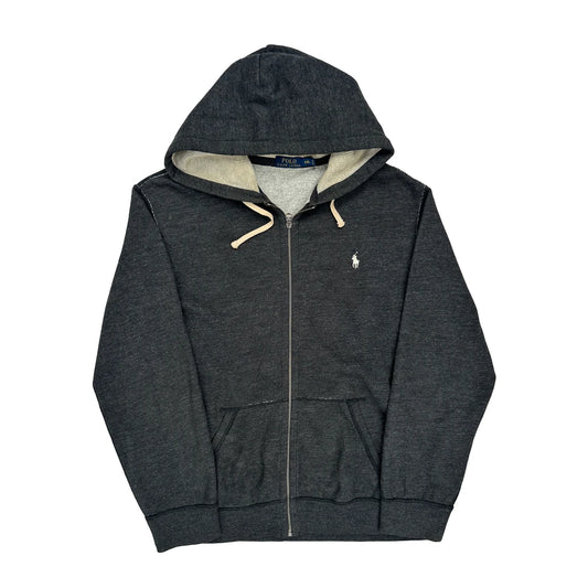 Polo By Ralph Lauren Hoodie - 2XL Grey Cotton Blend