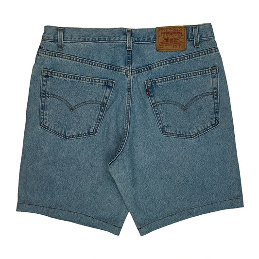 Made In USA Levis 550 Denim Shorts - 36W 9L Light Wash Cotton