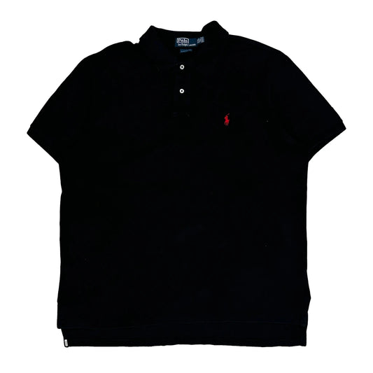 Polo By Ralph Lauren Polo Shirt - 2XL Black Cotton