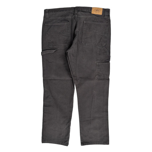 Berkley Jensen Carpenter Trousers - 40W 31L Grey Cotton