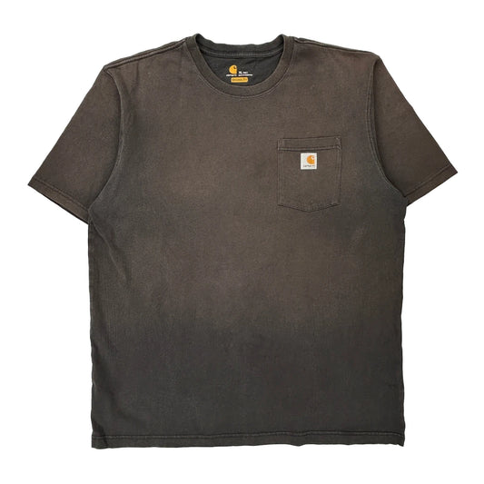 Carhartt Tall T-Shirt - XL Black Cotton