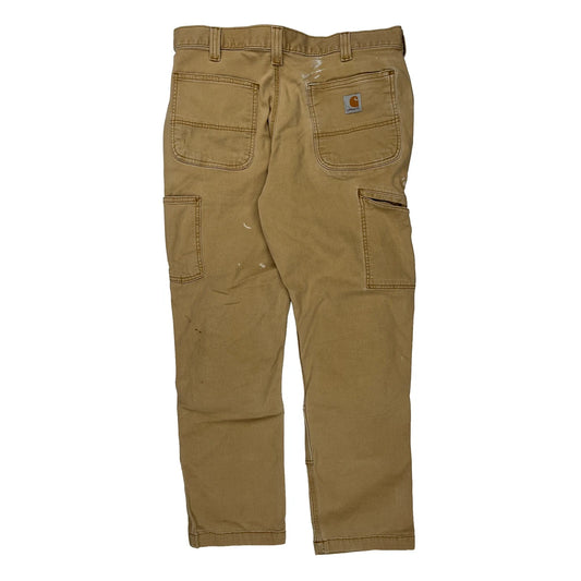 Carhartt Carpenter Trousers - 33W 31L Brown Cotton
