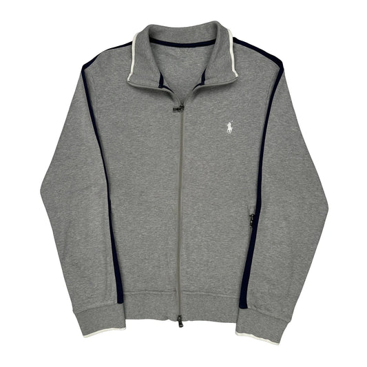 Polo Logo Polo By Ralph Lauren Track Jacket - No Size Grey Cotton Blend