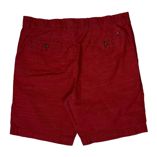 Tommy Hilfiger Chino Shorts - 36W 10L Red Cotton