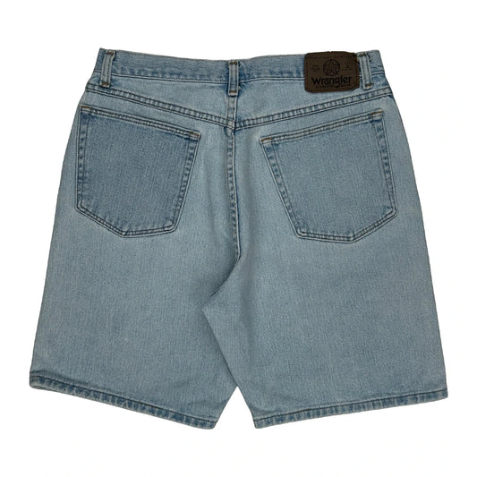 Wrangler Denim Shorts - 31W 9L Light Wash Denim