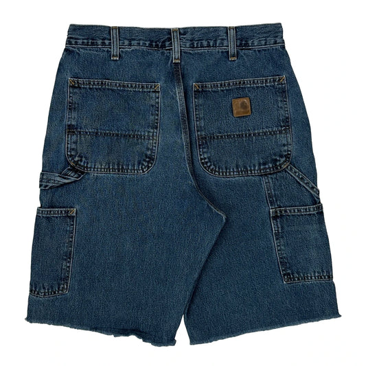 Carhartt Denim Shorts - 28W 12L Blue Cotton
