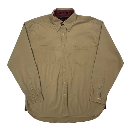 Tommy Hilfiger Shirt - XL Beige Cotton