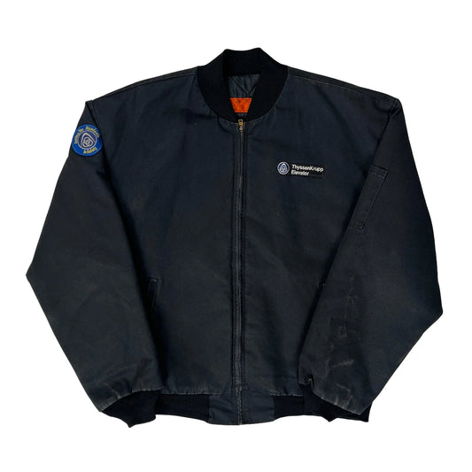 Red Kap Workwear Bomber Jacket - XL Black Nylon