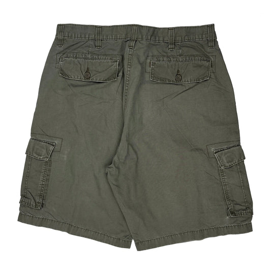 Wrangler Cargo Shorts - 35W 9L Grey Cotton