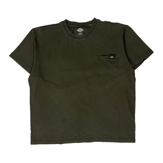 Dickies T-Shirt - XL Green Cotton