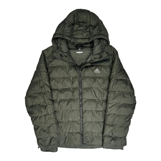 Adidas Puffer - Large Khaki Nylon