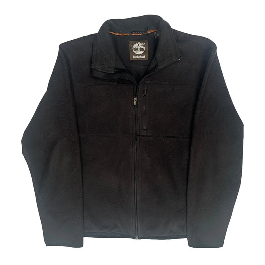 Timberland Fleece Jacket - Large Black Polyester