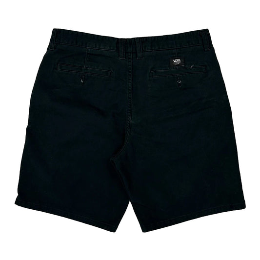 Vans Chino Shorts - 31W 9L Black Cotton