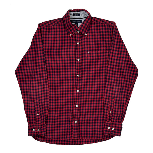 Tommy Hilfiger Checked Shirt - XS Red Cotton