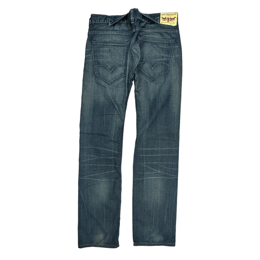 Buckle Back Levis Jeans - 34W 32L Blue Denim