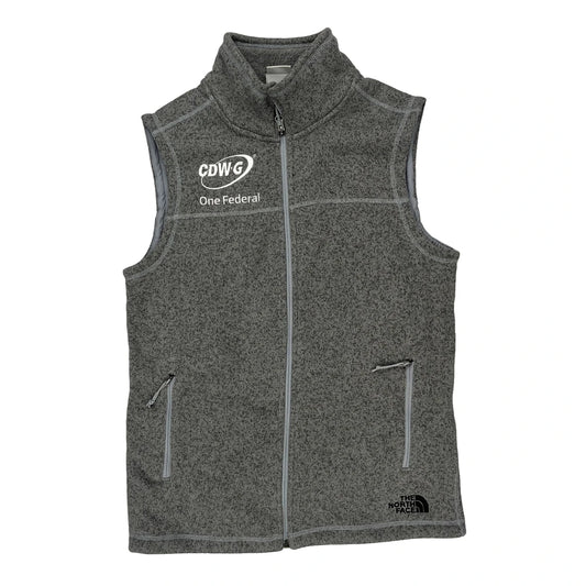 The North Face Fleece Gilet - Small Grey Polyester