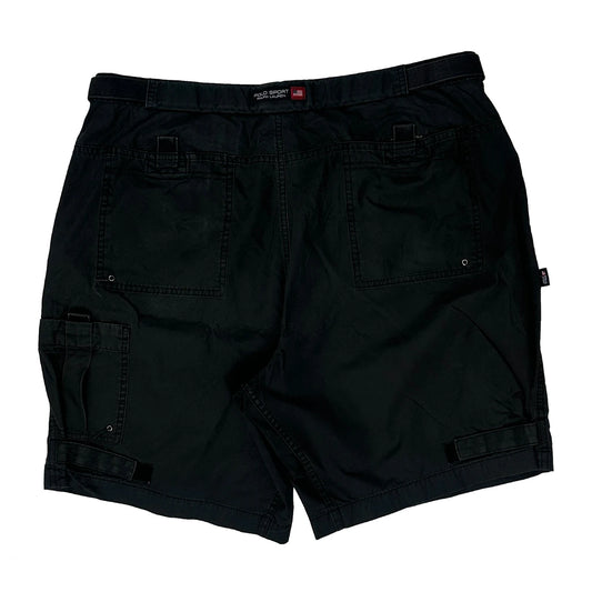 Polo Sport Cargo Shorts - 36″ Waist Black Cotton