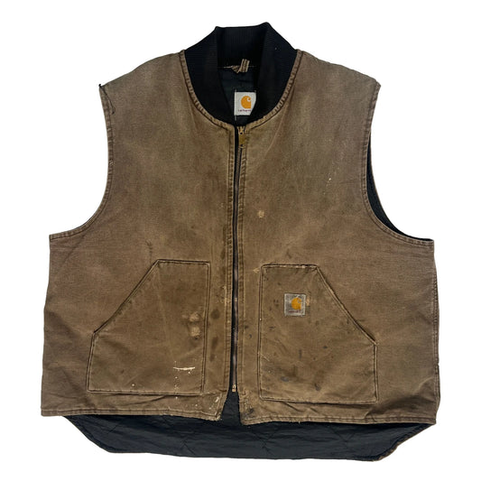 Carhartt Gilet - XL Brown Cotton