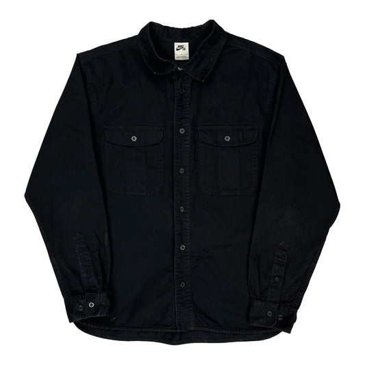 Nike Sb Shirt - Medium Black Cotton